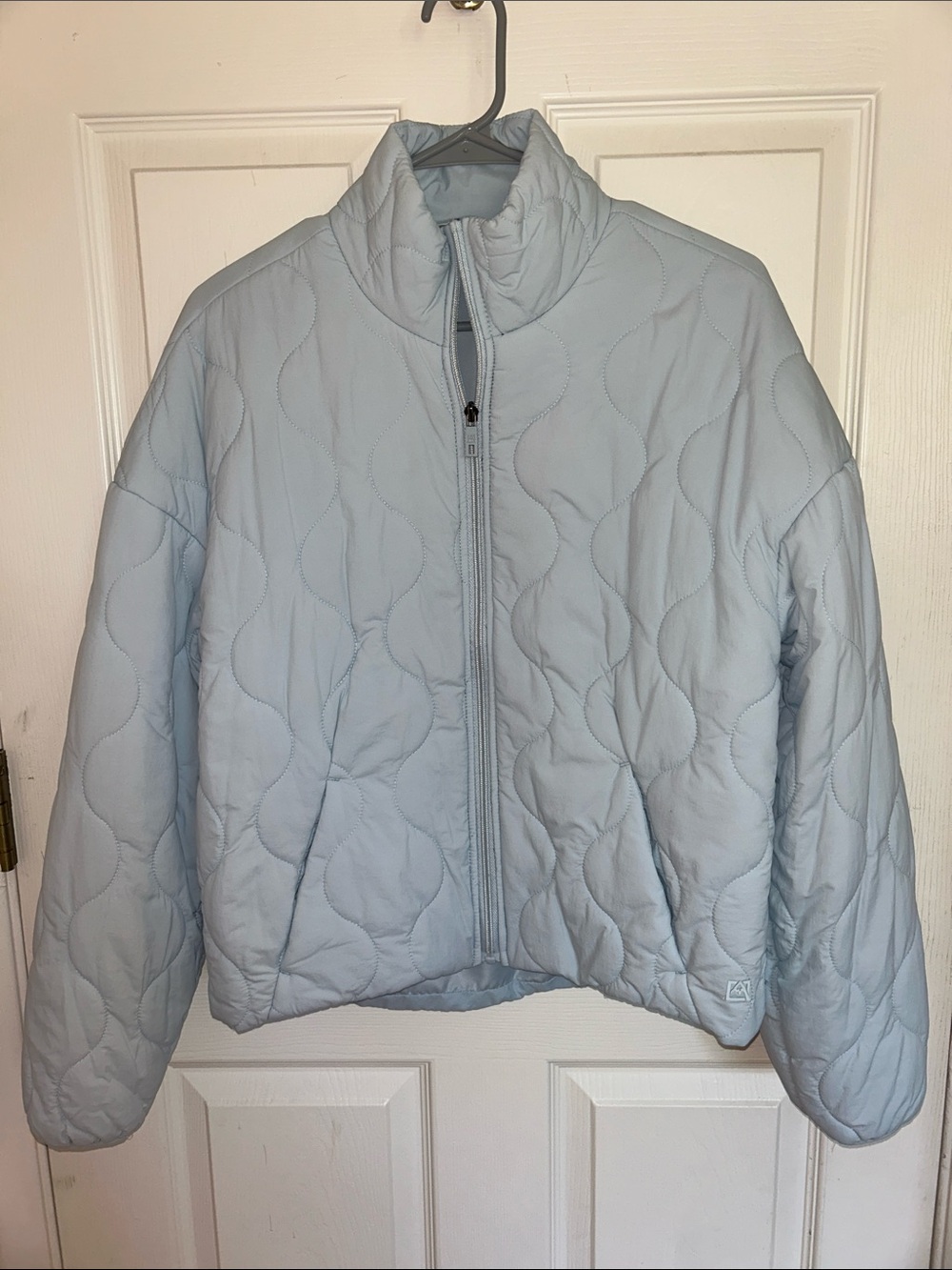 Avalanche Baby Blue Quilted Puffer Jacket